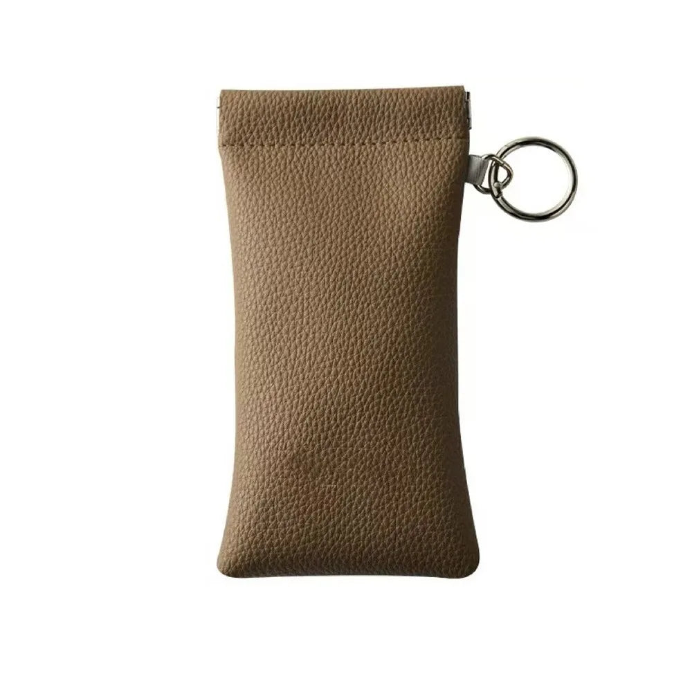 Roviene® Smart-Close PU Leather Glass Case